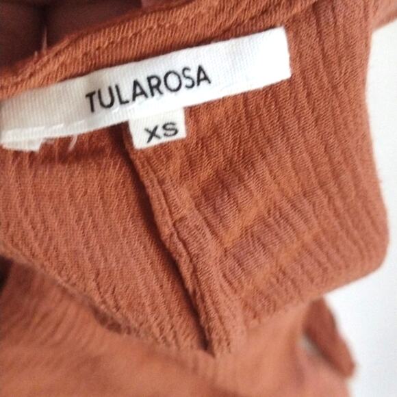 Revolve Tularosa Rory Romper in Clay Halter Neck Size XS Swimsuit Cover Up - Picture 6 of 8